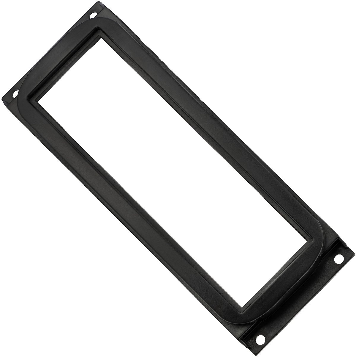 C22363-1 DIN Autoradio Frame - Zwart Plastic, Geschikt voor Chrysler en Dodge