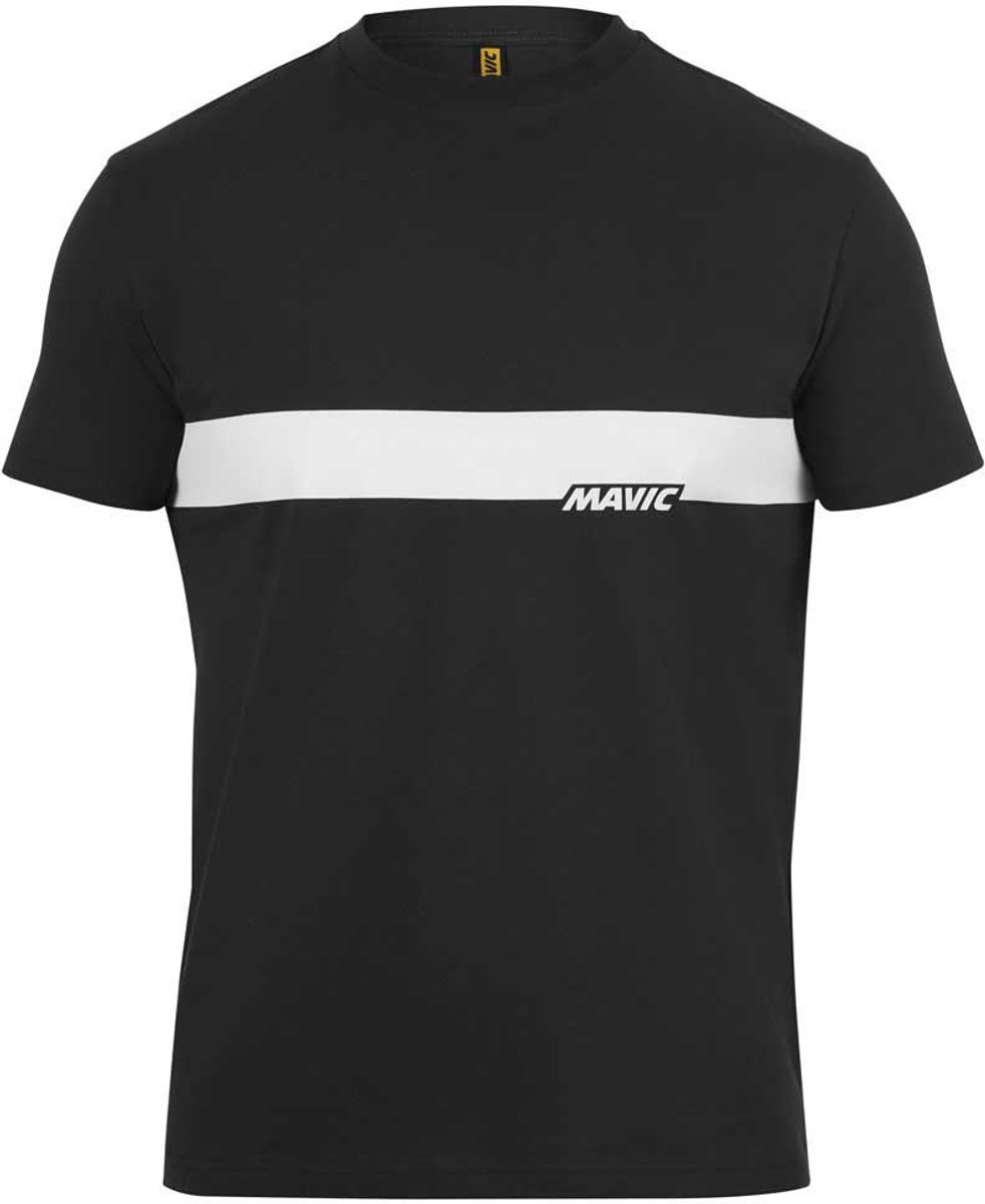 Mavic Corporate Stripe T-shirt Met Korte Mouwen Zwart