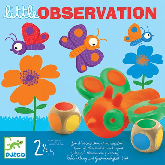 Djeco Little Observation gezelschapsspel - Observatie- en snelheidsspel - 2.5-5 jaar