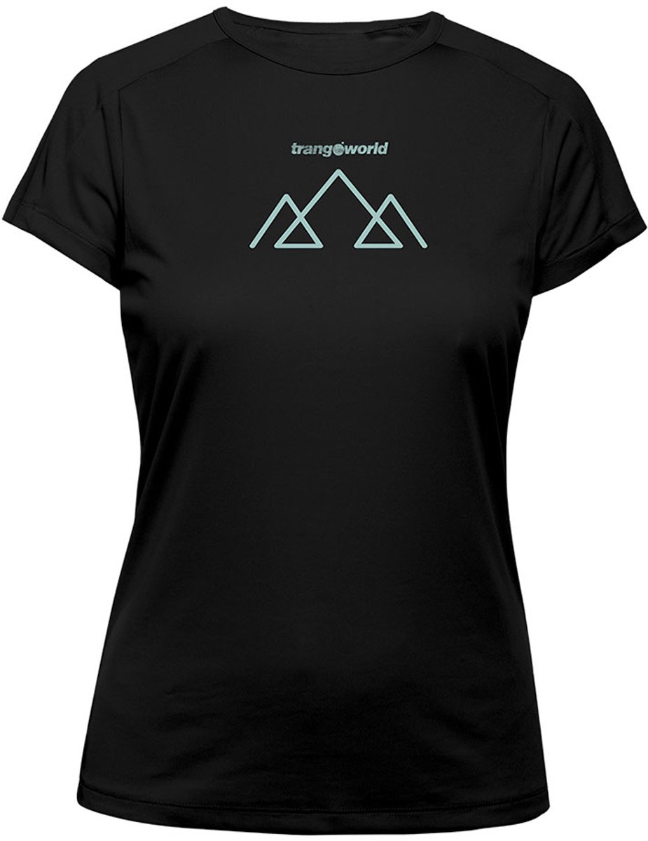 Trangoworld Salur T-shirt Met Korte Mouwen Zwart L Vrouw