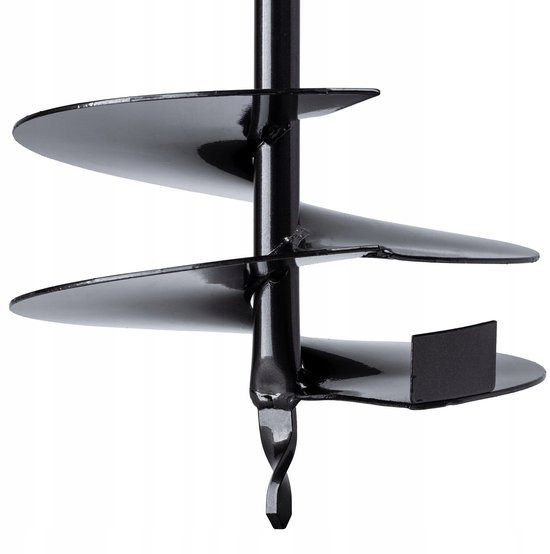 KADAX Handboor, grondboor van metaal, grondboor, paalboor, plantenboor, paalboor voor tuin, planten, handboor, spiraalboor, grondboor, 250 mm van Merkloos	 — afbeelding 3