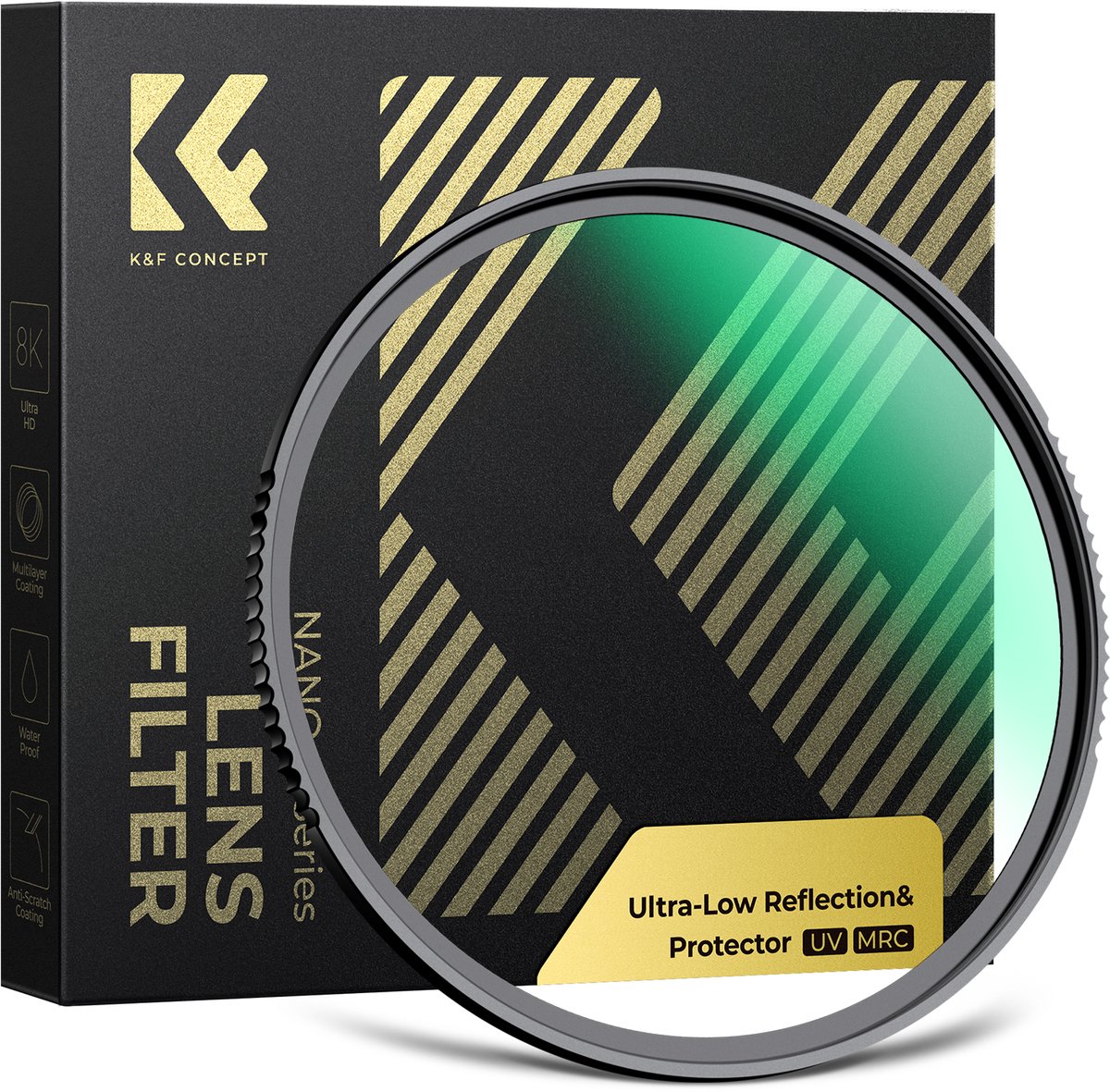 K&F Concept 77mm UV filter Nano-X MRC super hard HD Ultra Low Reflection