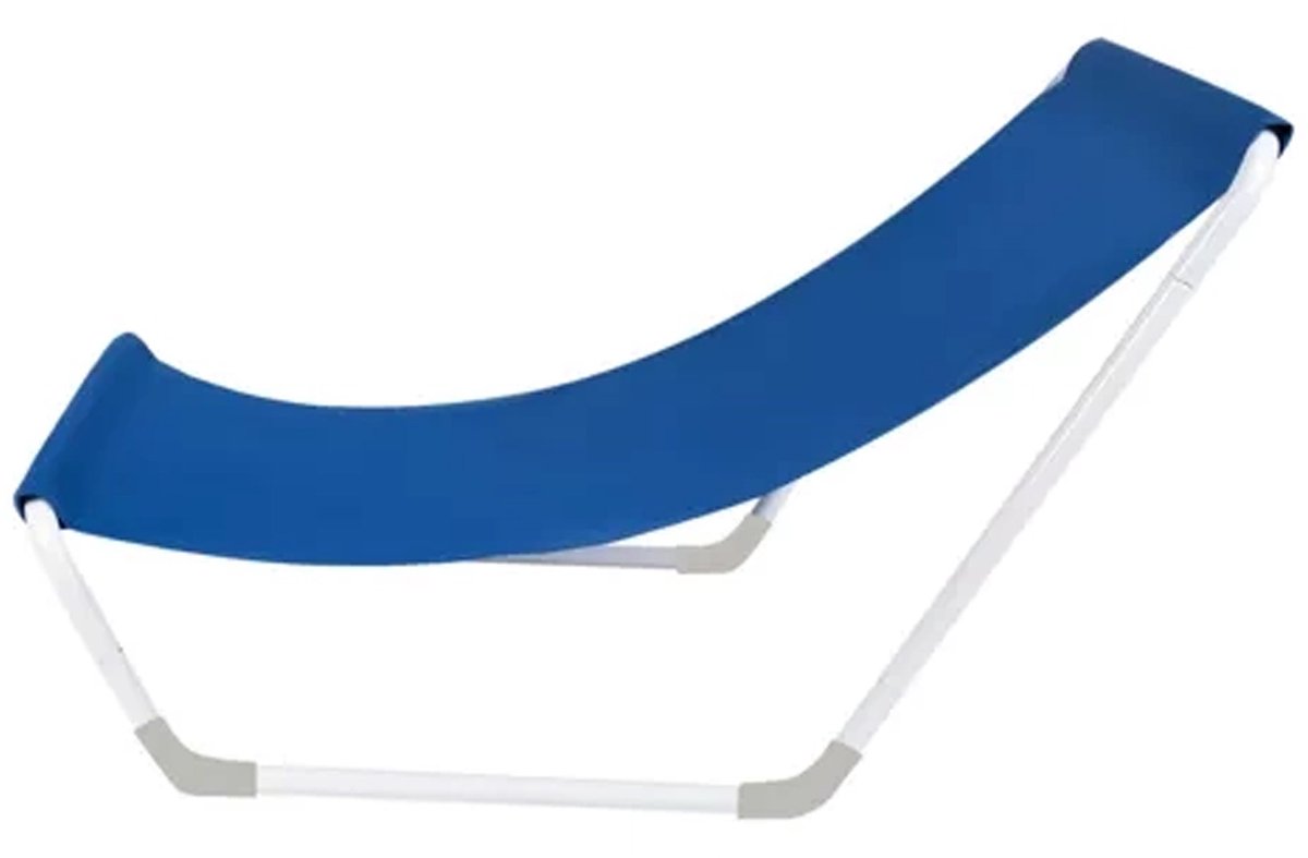 Malatec Strandstoel - opvouwbaar - lichtgewicht - draagbaar - blauw - 95 x 60 x 45 cm — cadeau in Sport & Outdoor - foto 2