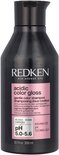 Bouteille de shampooing Redken Acidic Color Gloss 300 ml avec étiquette rose.