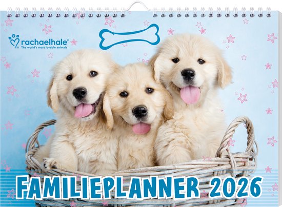 Agenda familial Chiens Rachael Hale - 2026