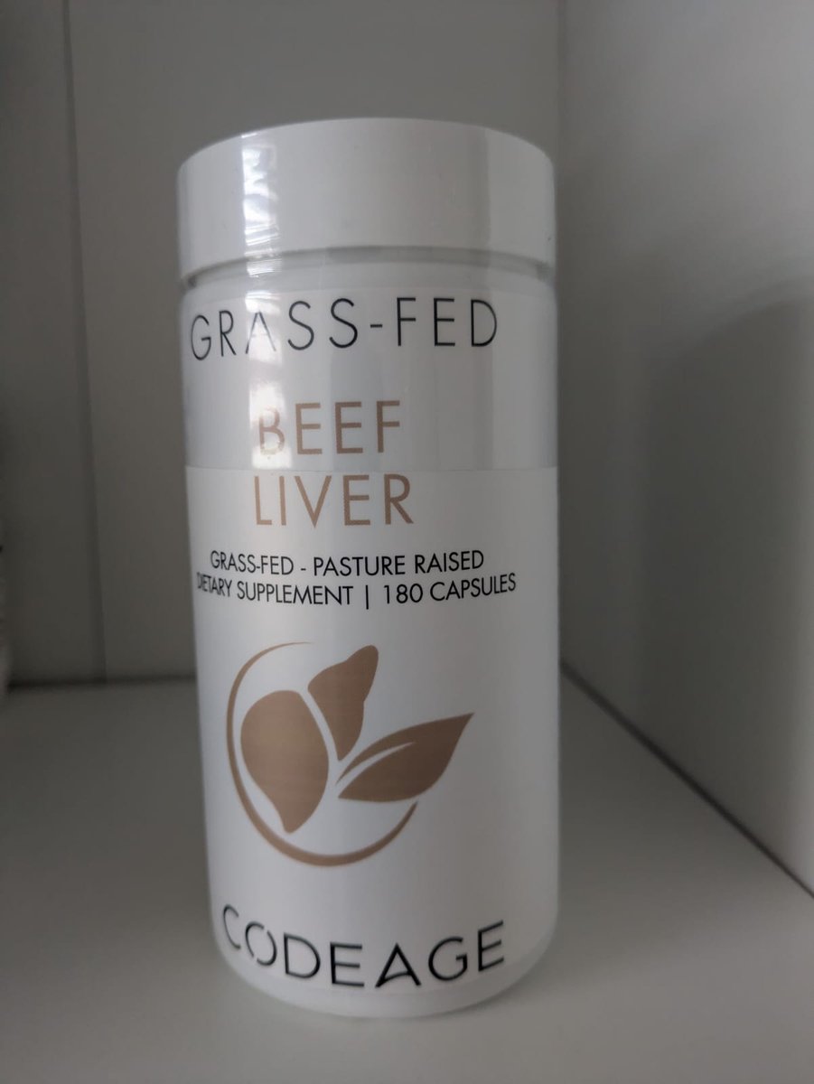 Codeage, Grass-Fed Beef Liver, 180 Vegetable Capsules