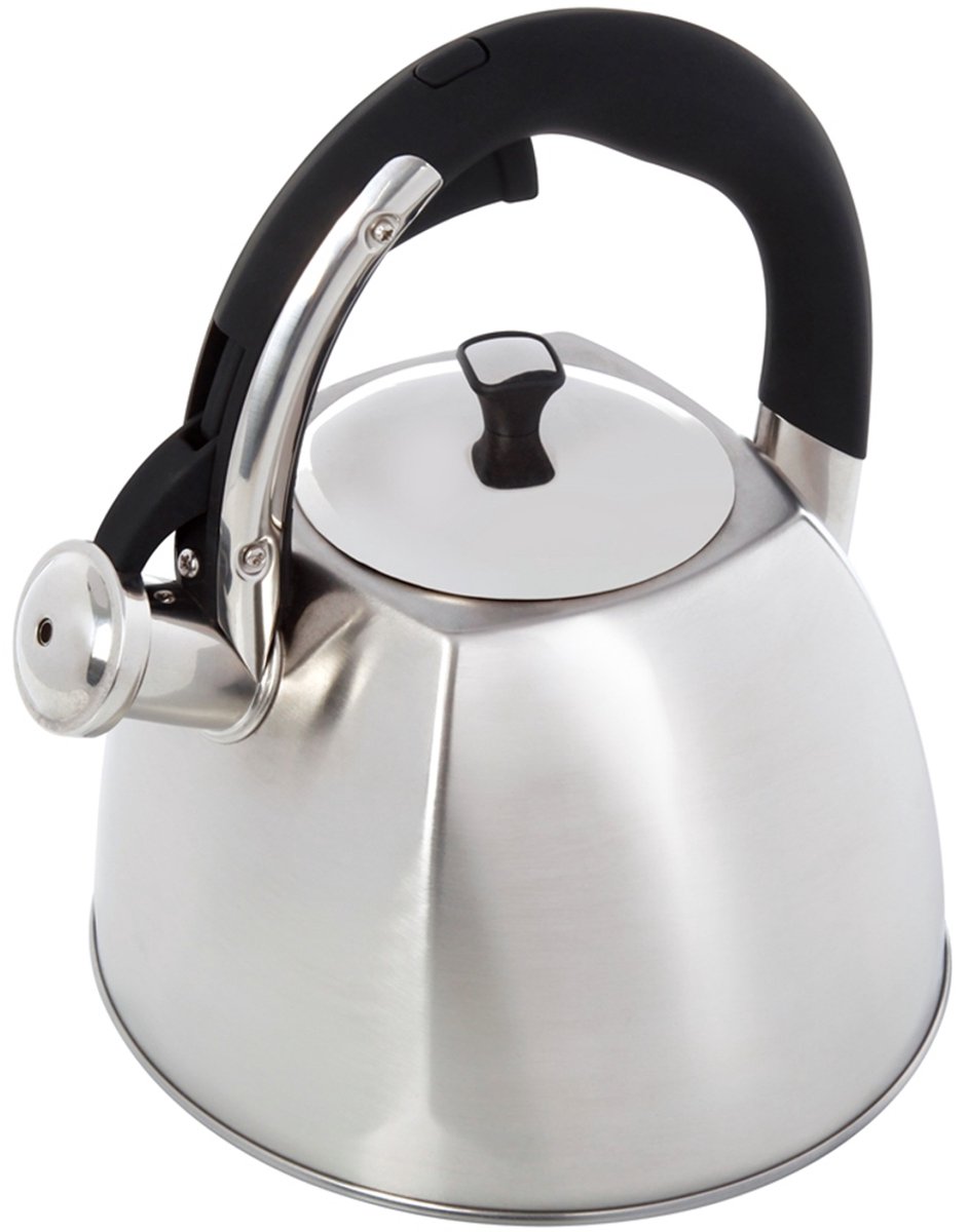 Maestro - Fluitketel - Waterkoker met Deksel en Fluitje 2.2L - Roestvrij Staal Fluitende Waterkoker voor Fornuis Inductie