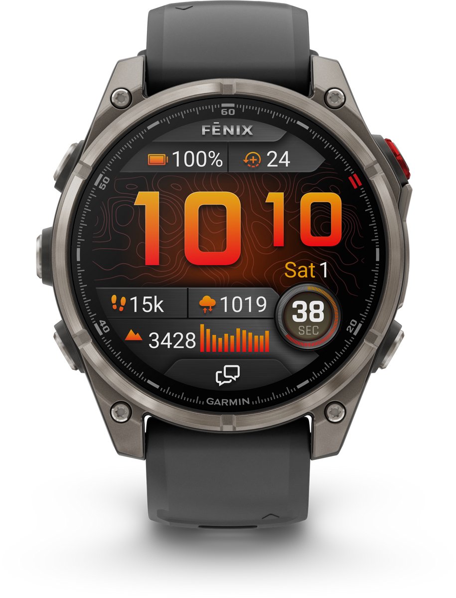 Garmin Fenix 8 Pro Grijs LTE 47 mm