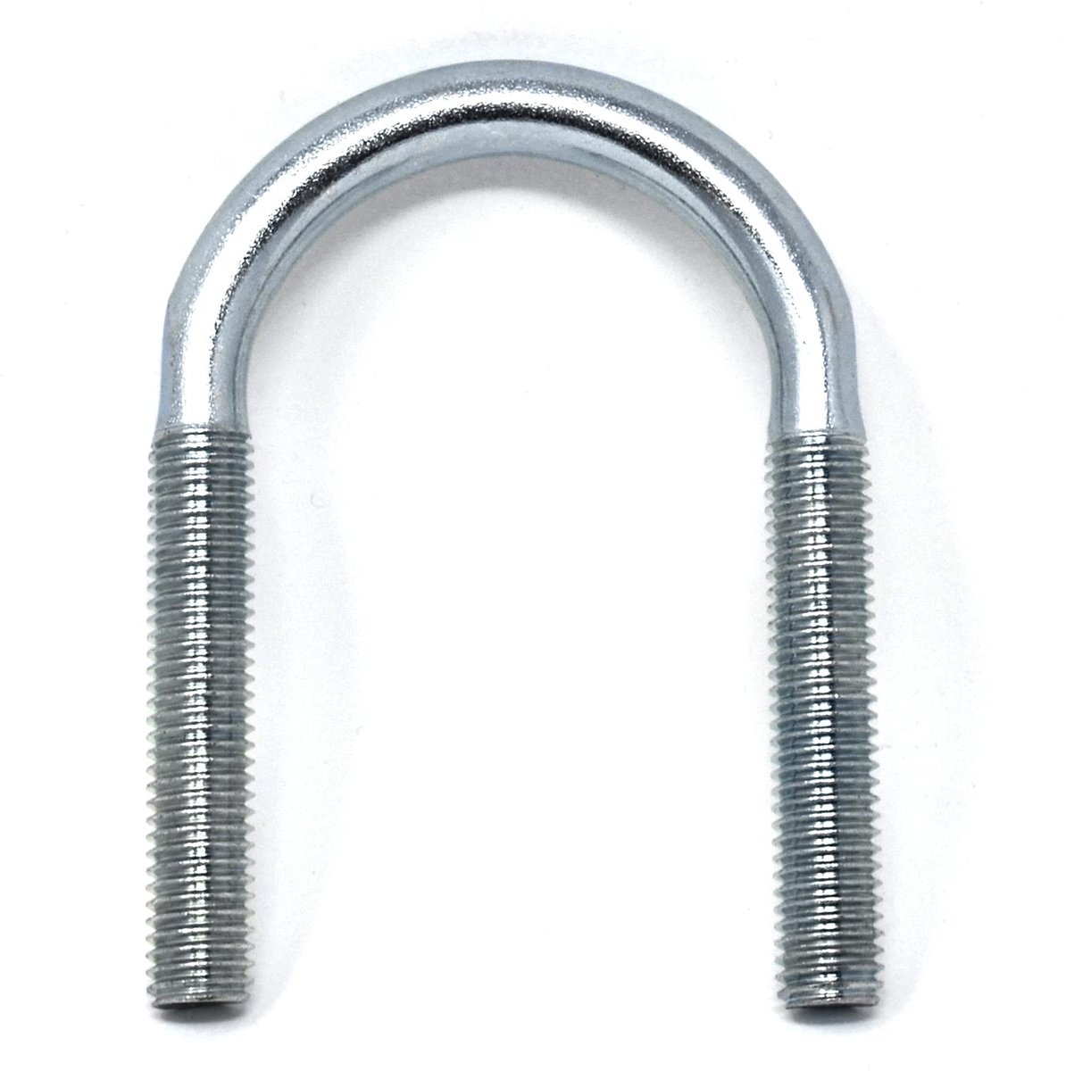 Beugelschroef M8 x 58 mm - Galvanisch Verzinkt - U-Bouten voor Buisbevestiging - 4 Stuks