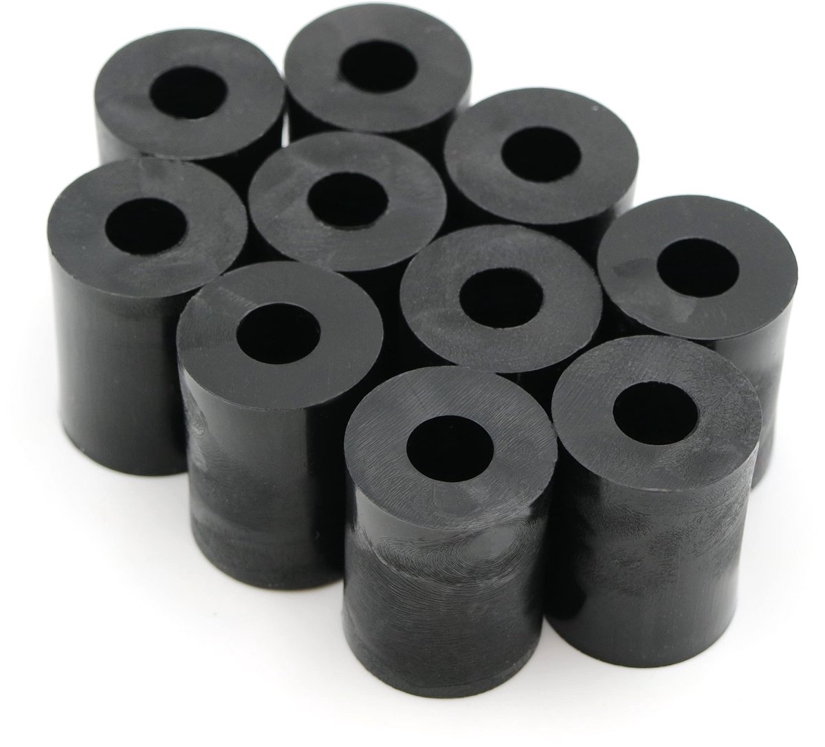 Afstandshulzen Sluitringen L 20 mm - Buitendiameter 15 mm - Materiaal HD-polyethyleen
