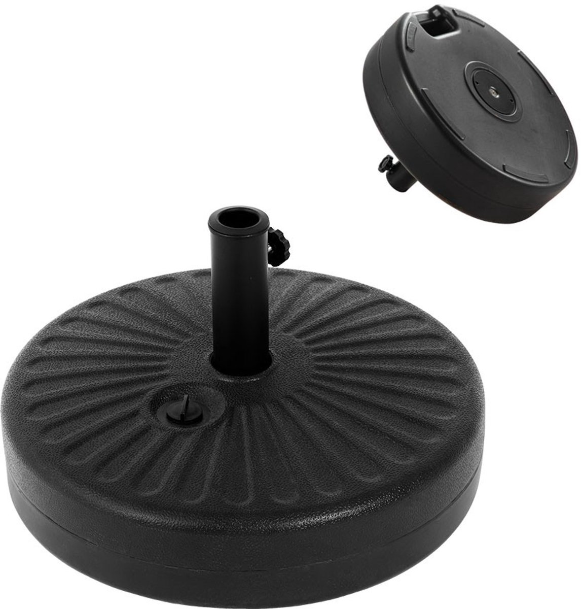 1x Parasolvoet - Zware Tuinparasolvoet 19L - 3,5-4,8cm - voor Terras & Tuin