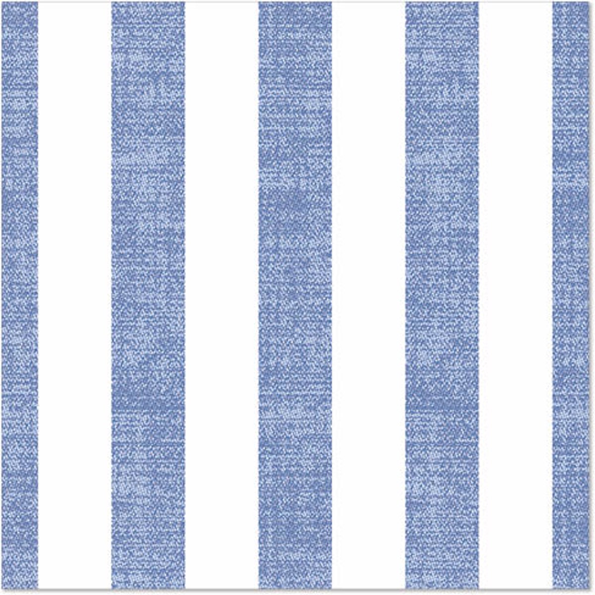 50 Servetten ROYAL Collection 1/4 vouw 40 cm x 40 cm blauw Lines