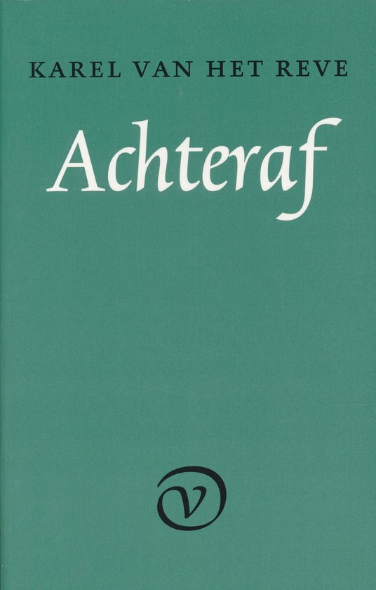 Achteraf - cover