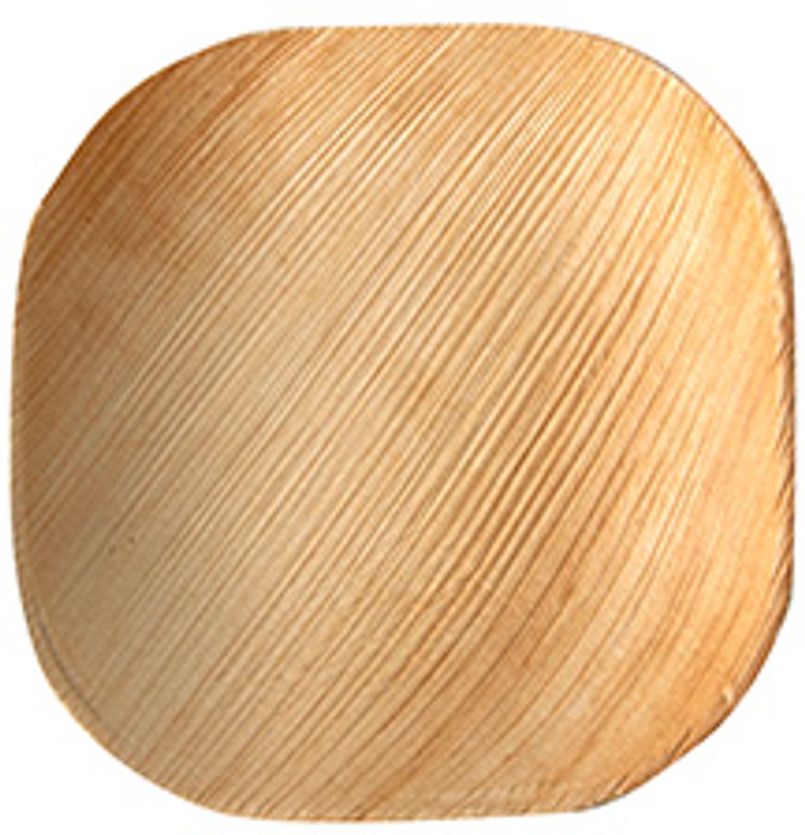 25 Borden, palmblad pure hoekig 10 cm x 10 cm x 1,5 cm