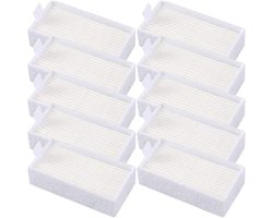 10 stuks HEPA vervangingsfilter voor robotstofzuiger - V3 V5 V5s compatibel - Hoge Kwaliteit - Stofzuigeraccessoires