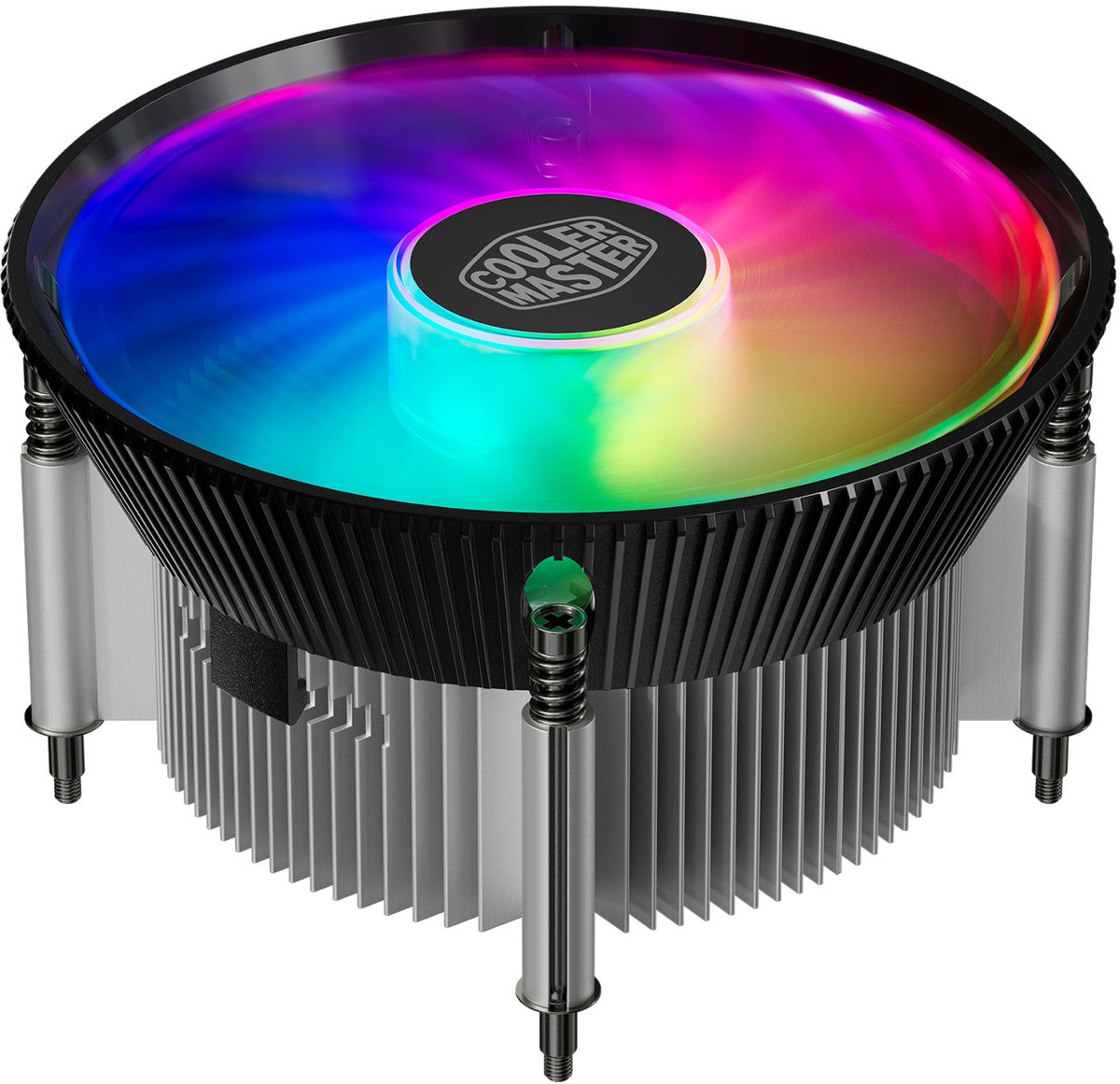 Cooler Master I70C for LGA 1700 Processor Luchtkoeler 12 cm Aluminium, Zwart