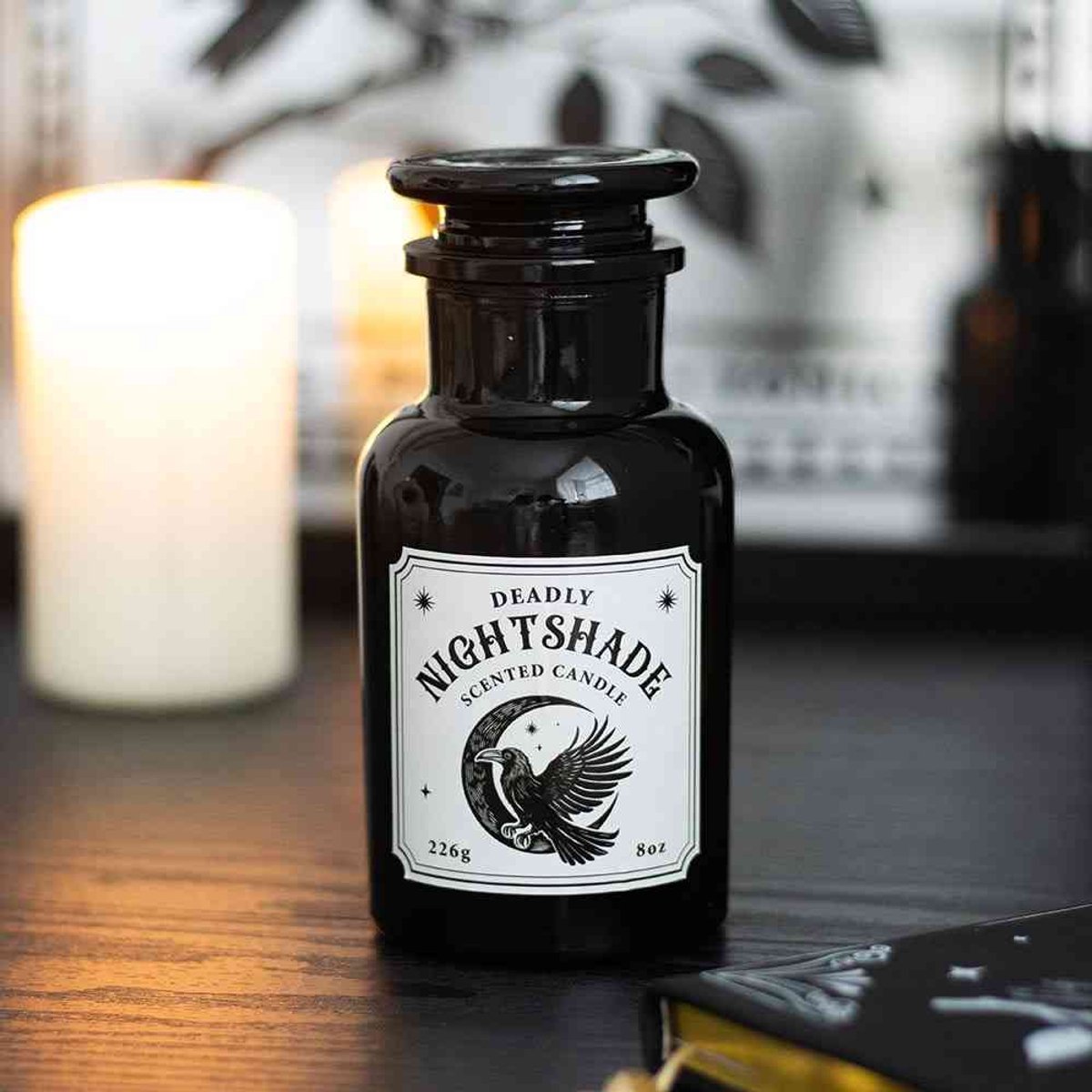 Something Different - Mystic Raven Deadly Nightshade Apothecary Geurkaars - Zwart
