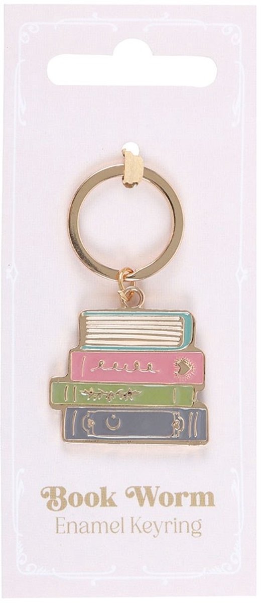 Something Different - Book Worm Sleutelhanger - Multicolours
