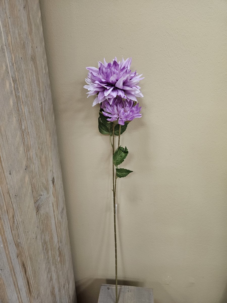 Kunst - Kunstbloem - Bloem - Dahlia - Paars