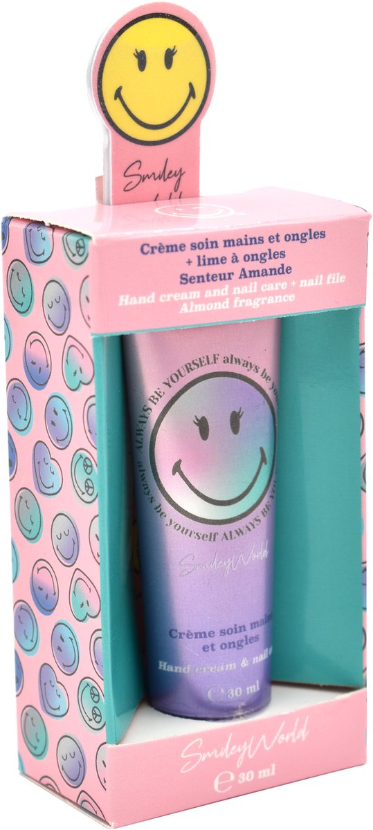 Smiley Handcreme en Nagelcrème - Hydraterend - Droge Handen - Nagelvijl - 30ml