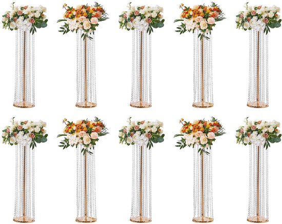 MISNODE 2 Stks Acryl Vazen Bruiloft Centerpieces Voor Tafels, 40cm Tall 20cm Dia Tall Bloem Vaas Bloemen Stand Clear Kolom Bloem Stand, Geometrische Vazen MISNODE 2 Stks Acryl Vazen Bruiloft Centerpieces Voor Tafels, 40cm Tall 20cm Dia Tall Bloem Vaas Bloemen Stand Clear Kolom Bloem Stand, Geometrische Vazen