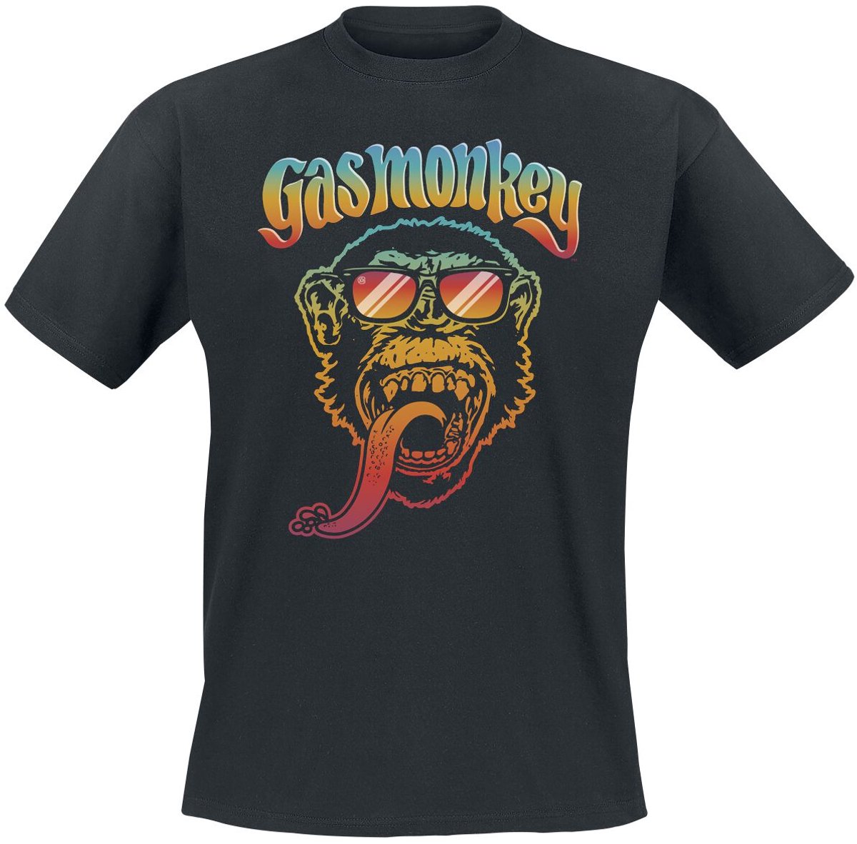 Gas Monkey Garage Funky Monkey Heren T-shirt - zwart - S