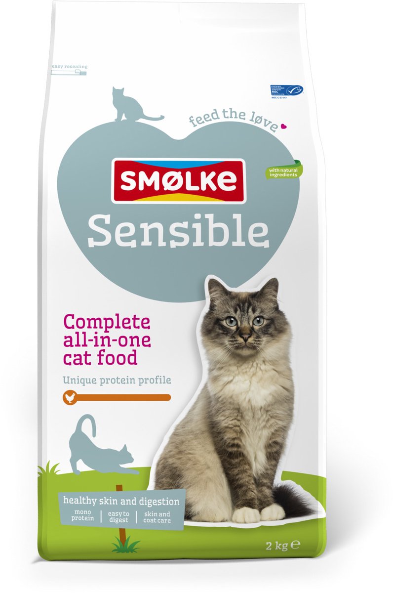 Smolke Sensible Kattenvoer 2 kg