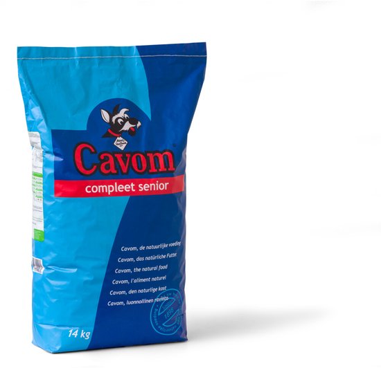 Cavom Compleet Hondenvoer Droog Senior - 2 x 14 kg - Voordeelverpakking