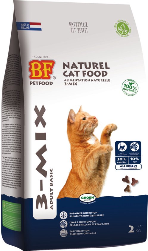 Biofood Kattenvoeding Kat 3-Mix - 2 KG