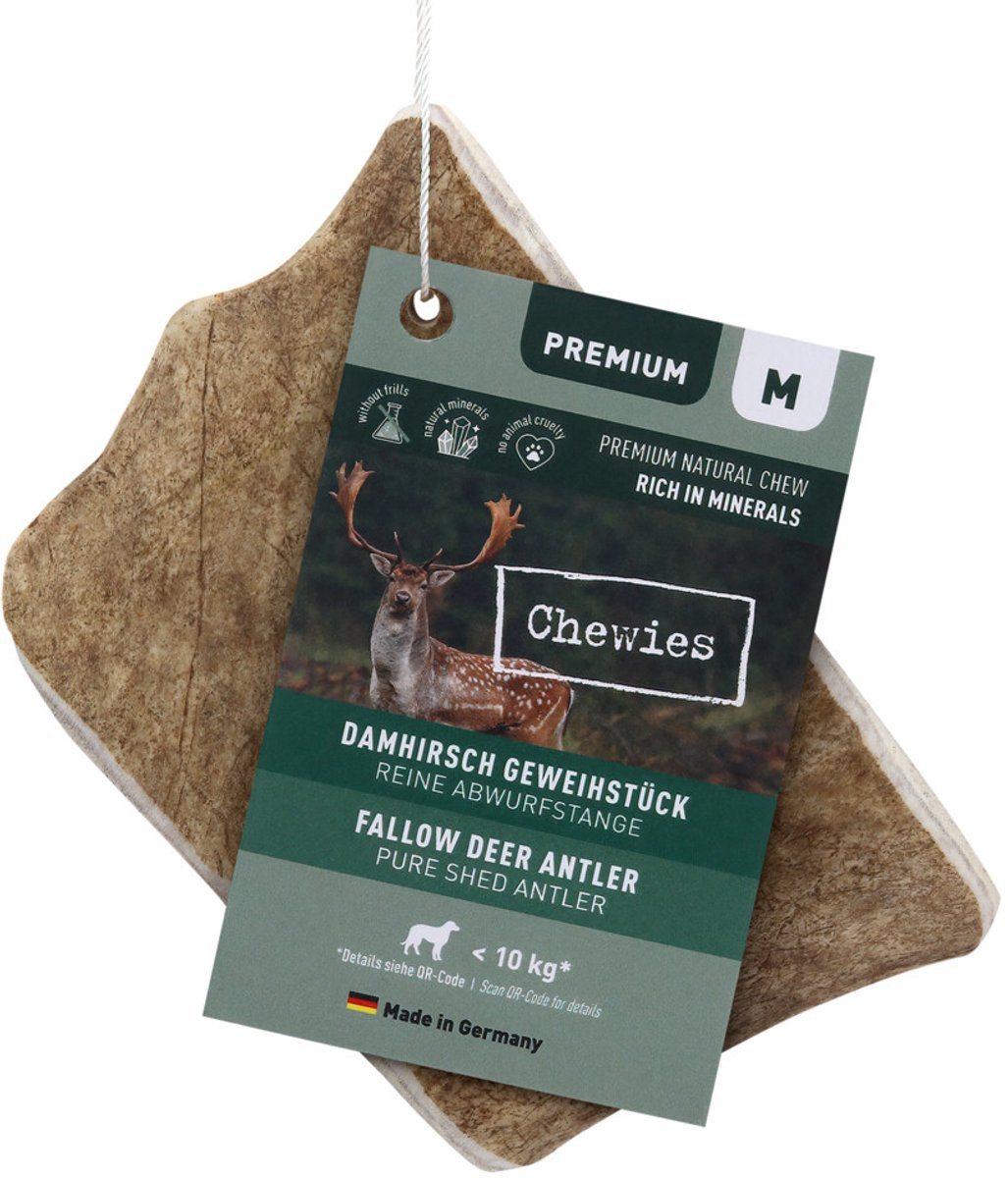 Chewies Damherten Gewei Snack M - 4 x 120 gr - Voordeelverpakking