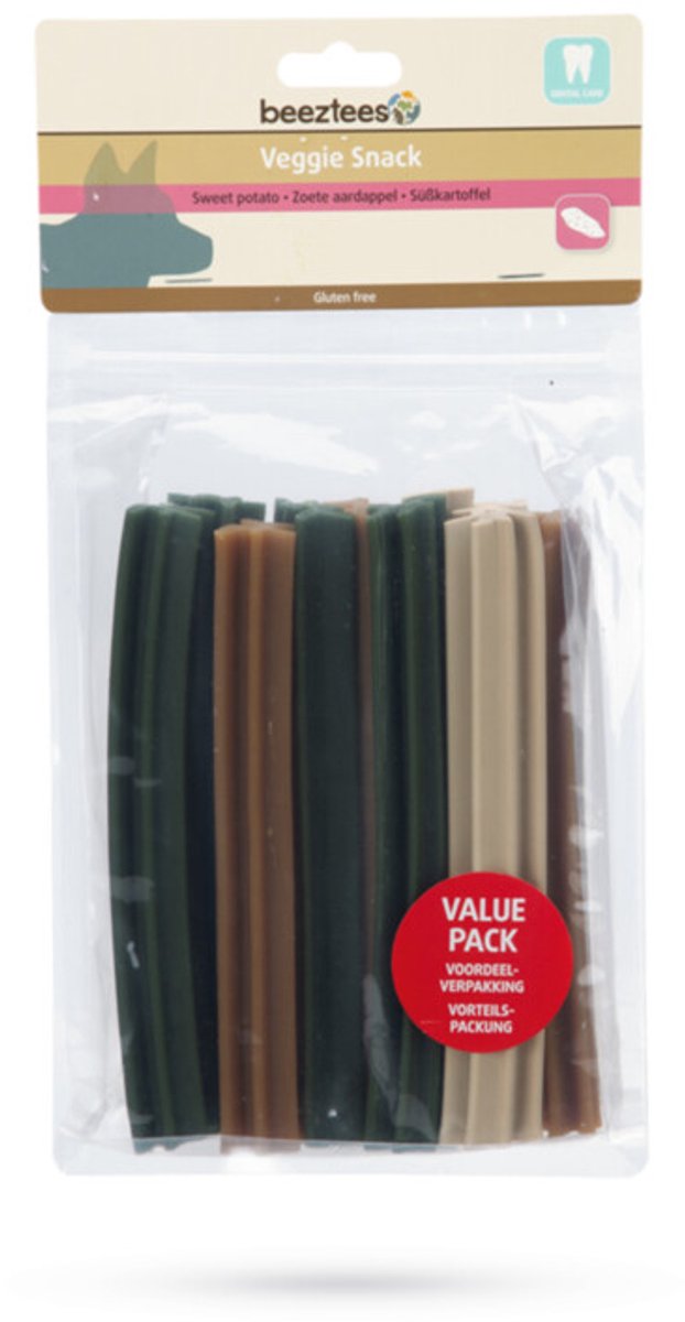 Beeztees Hondensnack Veggie Staaf Mix - 4 x 500 gr - Voordeelverpakking