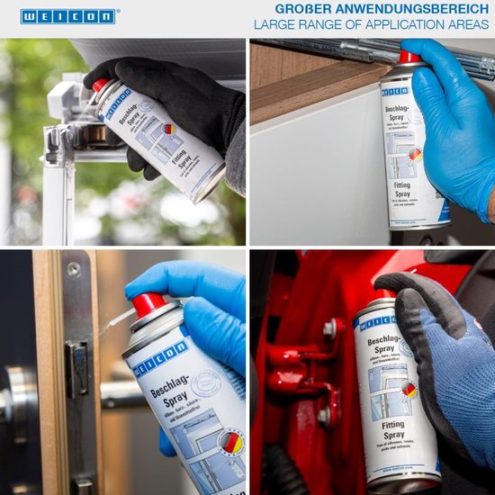 WEICON Beslag-Spray – 200 ml smeerolie voor beslag en scharnieren — afbeelding 2