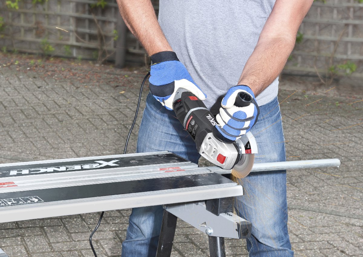 SKIL Haakse Slijper 125 mm - 1300W - Slijptol - Slijpmachine - Inclusief Tas, Zijhandgreep, Beschermkap & Flenzen - Met Clic-Systeem - Haakse Slijpers - Skil 9412 MA – foto 8