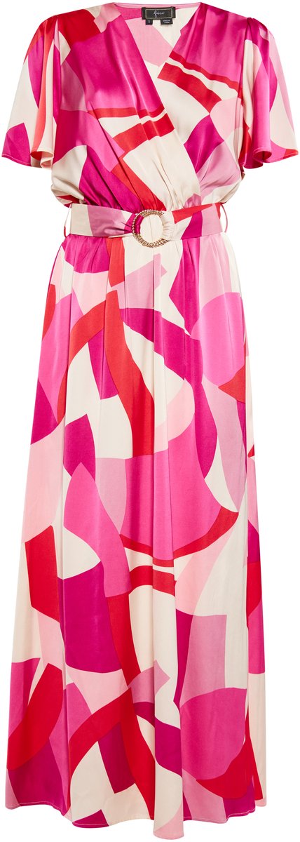 Faina Jurk Roze Veelkleurig