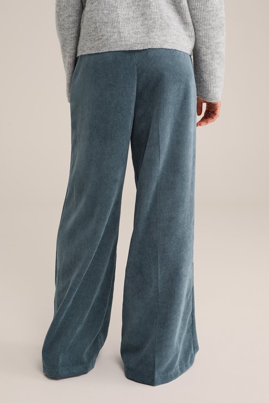 Pantalon large en velours côtelé pour femme WE Fashion