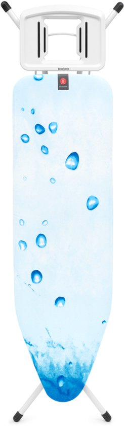 Strijkplank met waterdruppelprint.