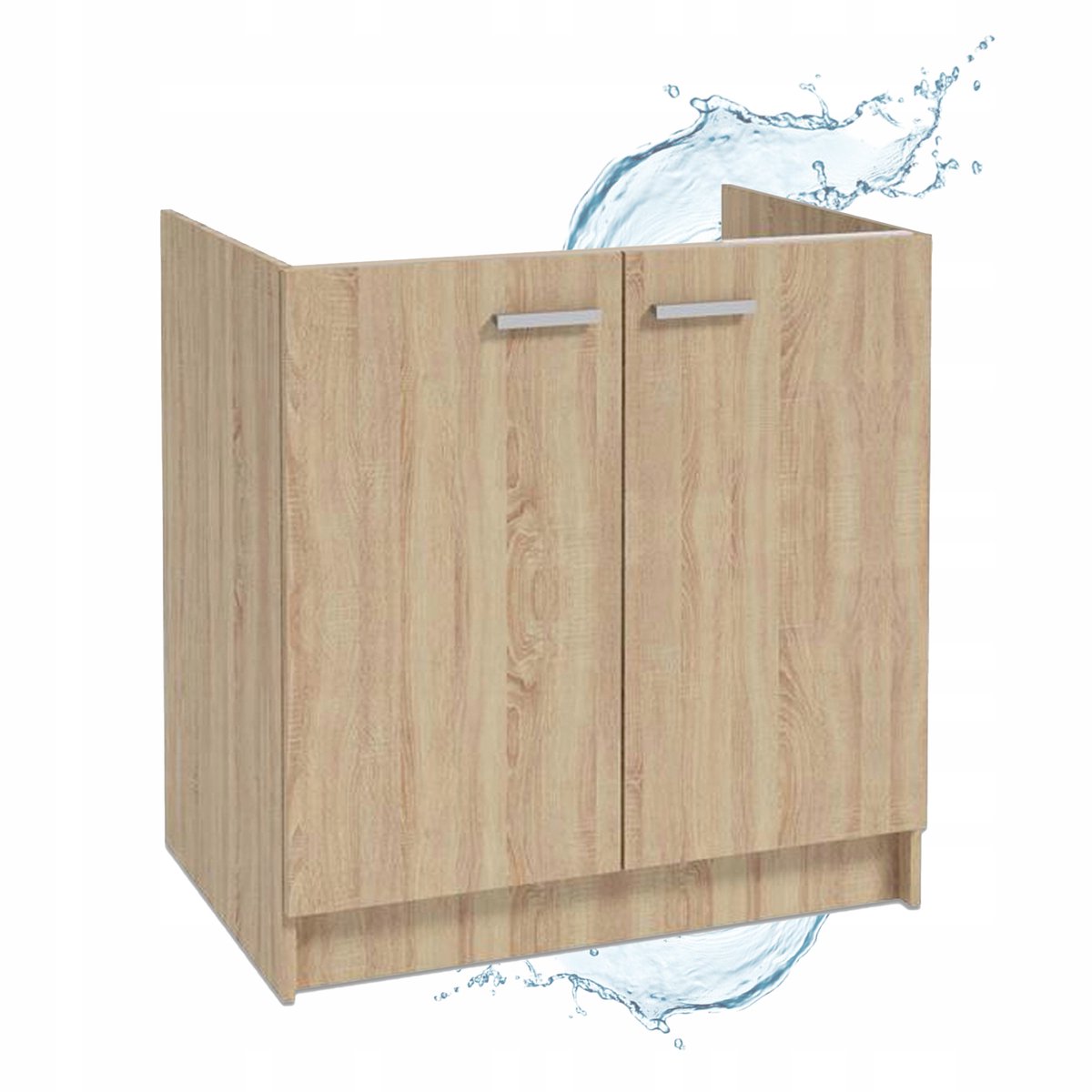 STAMAR Keukenonderkast 80 cm voor spoelbak - sonoma eiken - 49 cm diep