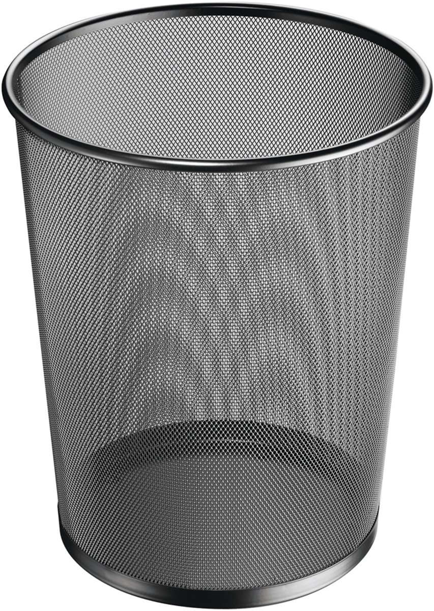 herlitz prullenbak manhattan 18 liter zwart