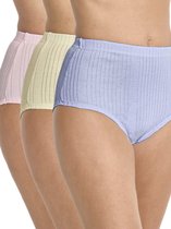 Culottes côtelées interlock taille haute - lot de 3