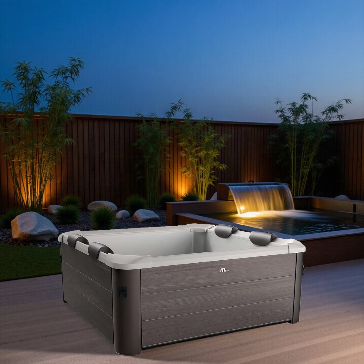Luxe Opblaasbare Bubbelbad Spa 6 Personen - 130 Jets - Ø 205 - Luxe - €2.250,00