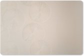 Sous-main 60x40 cm - Tapis de souris Japandi - Beige - Moderne - Sous-main XL - Protection sous-main - Tapis de souris Ordinateur