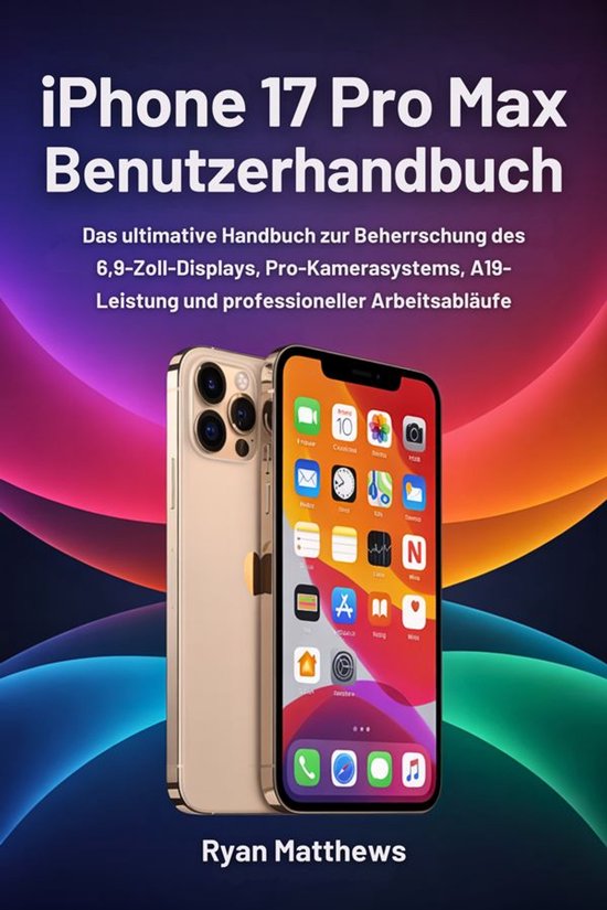 iPhone 17 Pro Max Benutzerhandbuch - cover