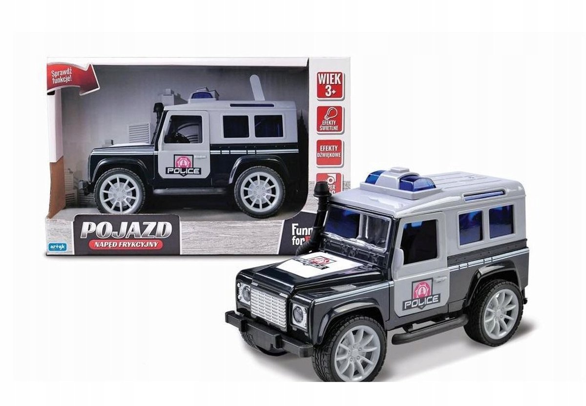 Artyk Politieauto met Geluid en Licht, 1:20
