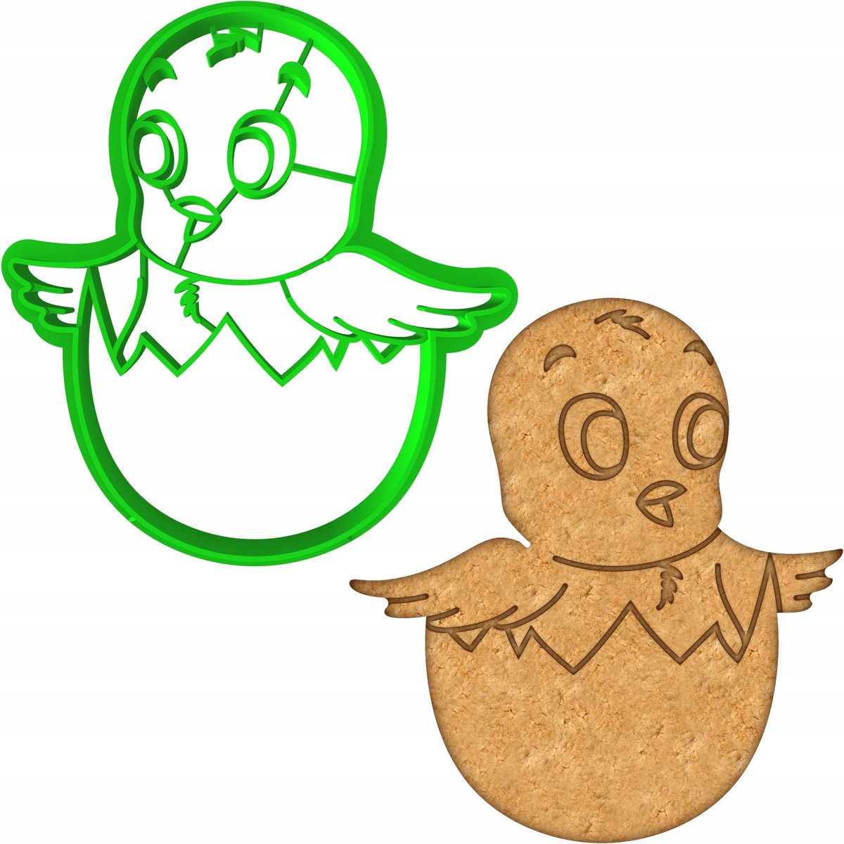 Paas Koekjesvorm Kipje - 8cm - Bakvorm voor Koekjes & Koekjes