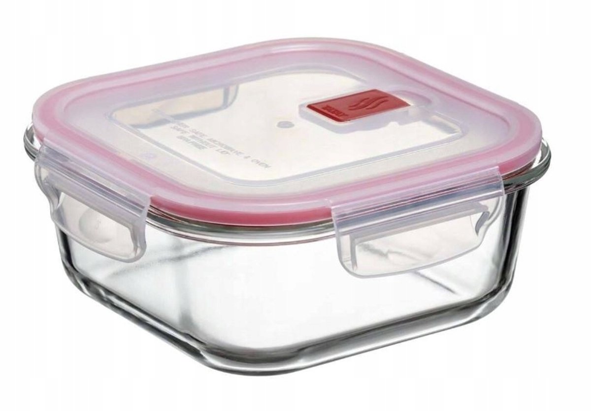 Tatay Borosilicaat Glazen Voedselcontainer met Deksel - 0,8L - Vaatwasser & Magnetron