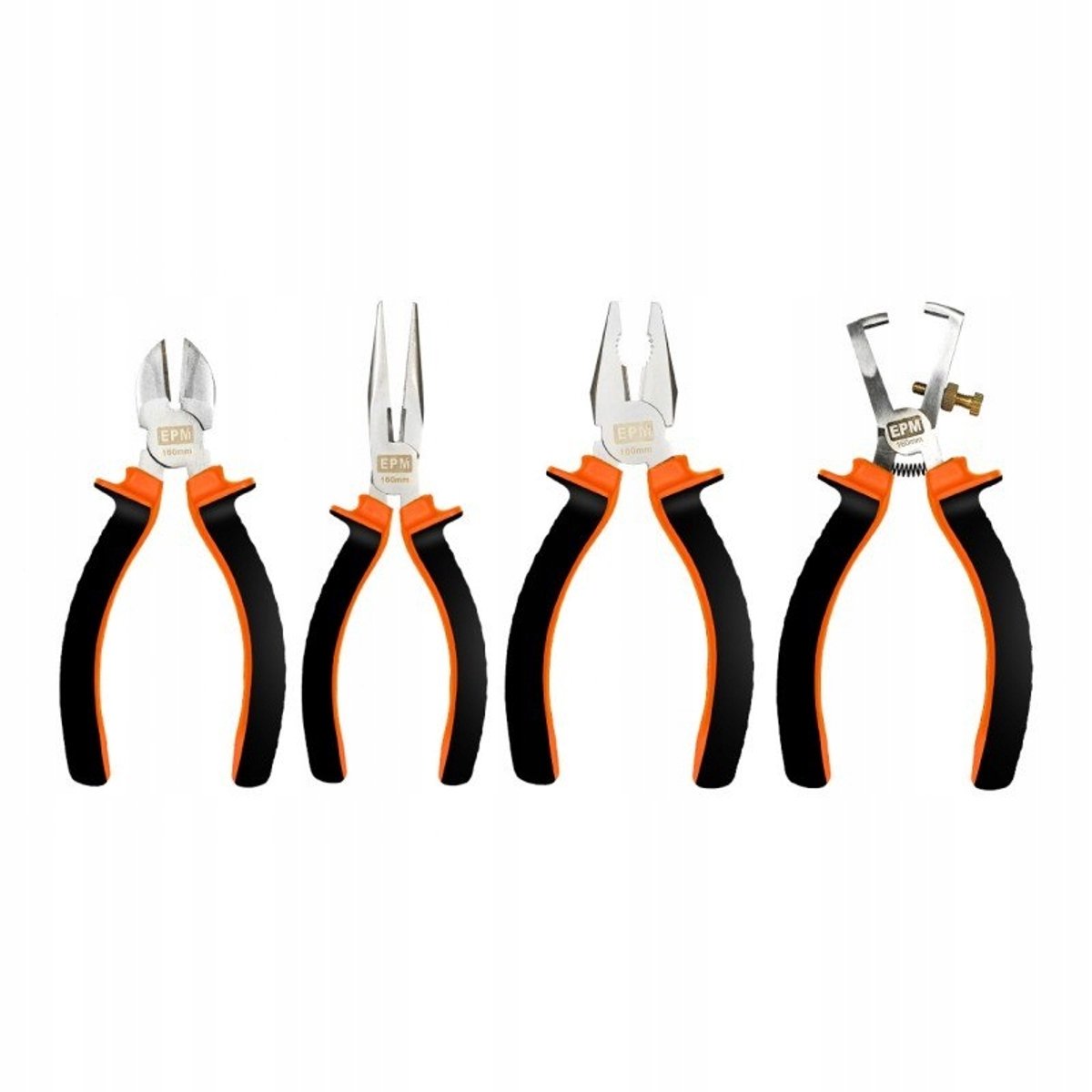 Zango 4-delige Tangenset 160mm CrV - Professioneel Gereedschap