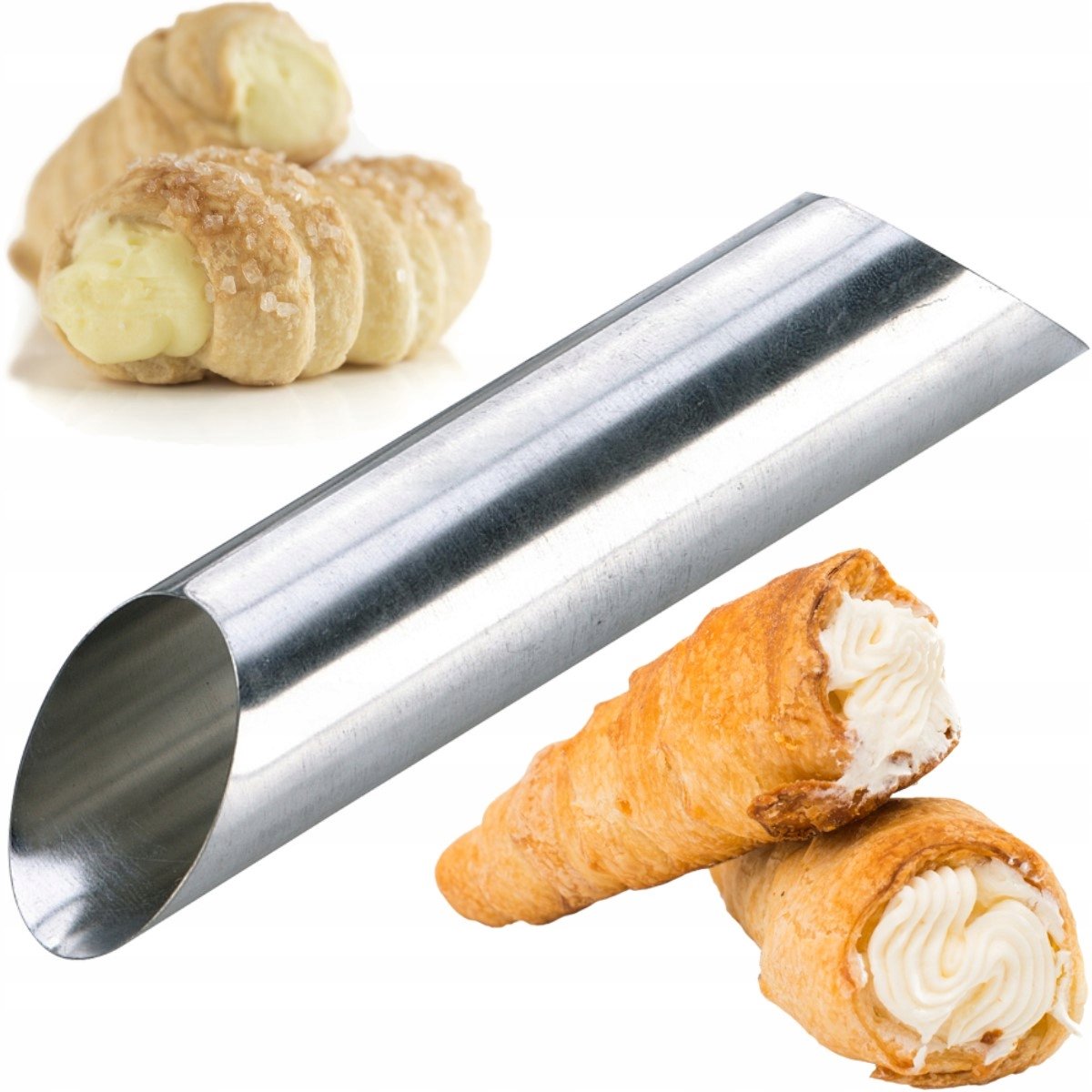 Tescoma Metalen Rolletjes Vormen voor Room 3 Stuks