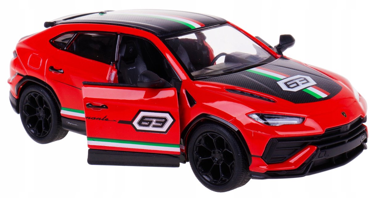 Kinsmart Lamborghini Urus Performante Metaal 1:40 Rood
