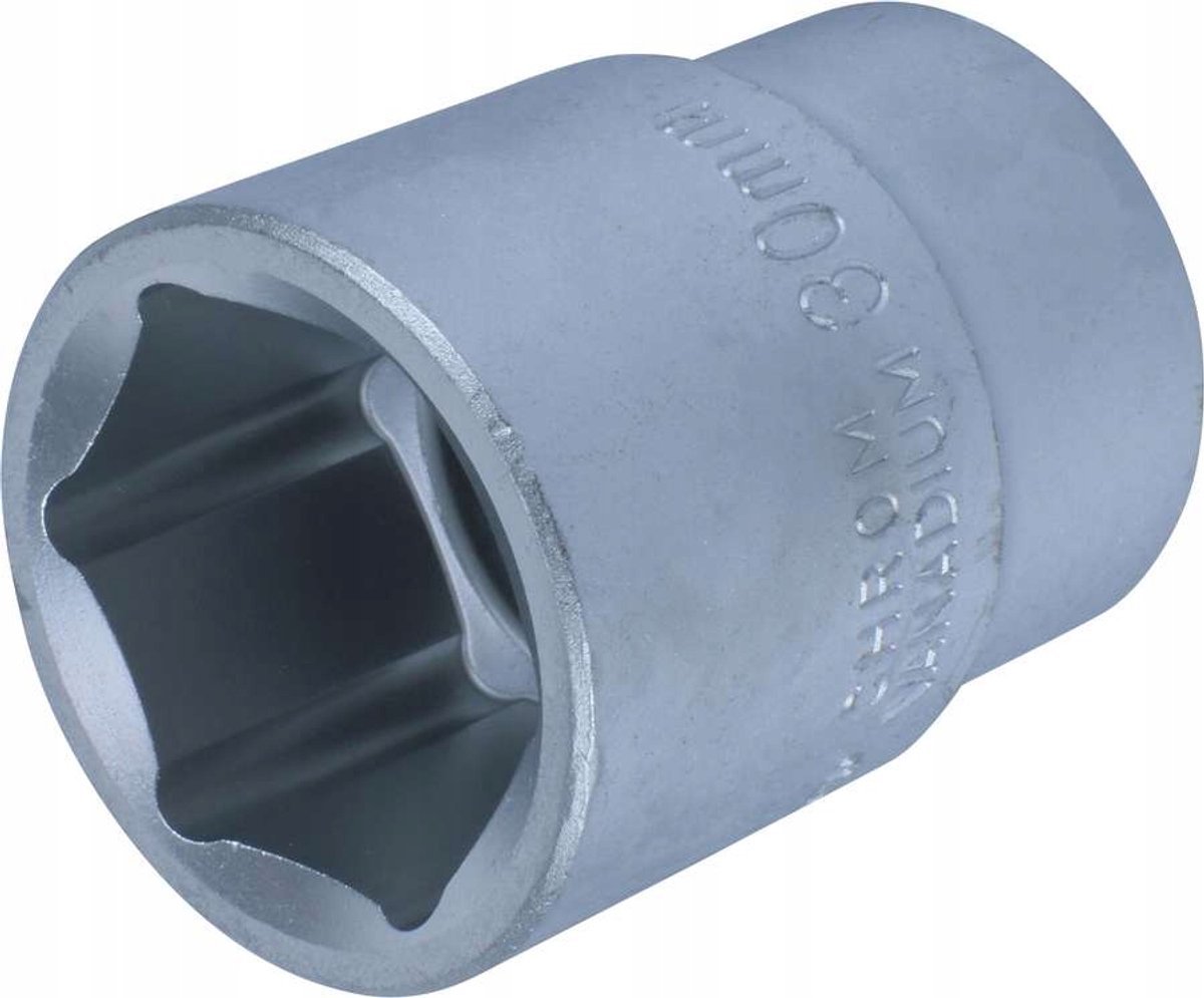 Dop 3/4", 30 mm, 6-kant, Chroom-Vanadium Staal
