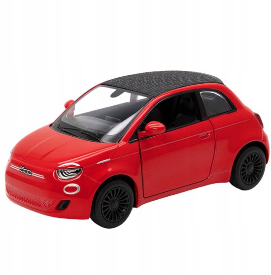 Fiat 500e Elektrische RC Auto Schaal 1:28 - Speelgoed voor Kinderen